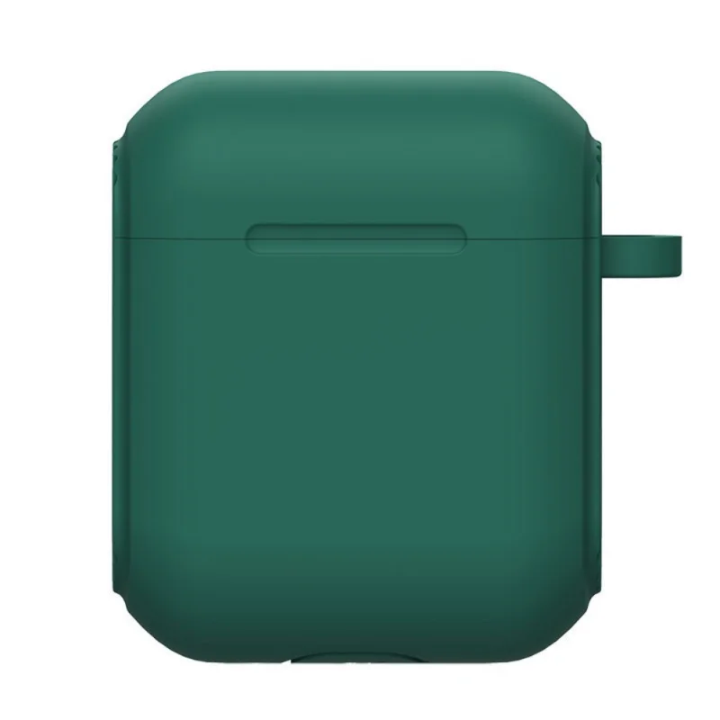 ГОРЯЧИЙ Силиконовый беспроводной зарядный чехол для наушников с брелком набор