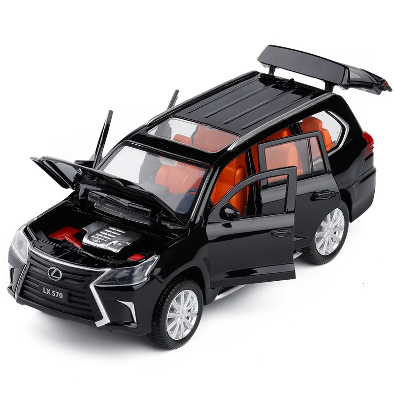 Горячая Распродажа 1:32 Lx570 внедорожная модель из сплава имитация литого