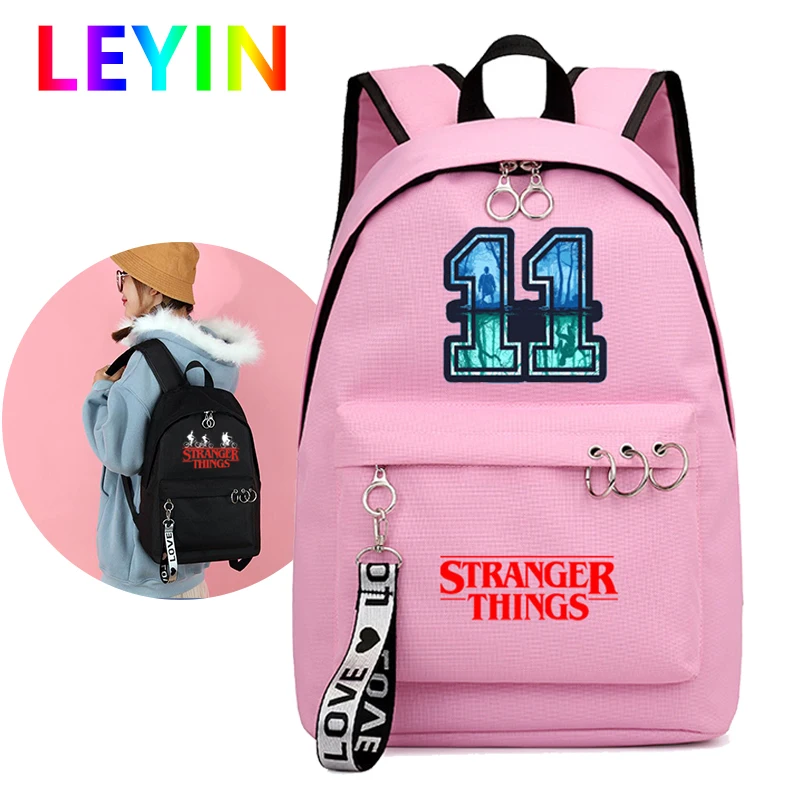 

Mochila Stranger Things Backpacks Women Girls Casual Schoolbag Students Fashion Letters BookBag Women Large Capacity Travel Bags