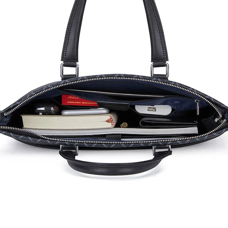 WILLIAMPOLO Briefcase men's handbags business casual  shoulder messenger bags computer bags pl203060