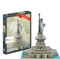 statue of liberty united states learning 3d paper diy jigsaw 3395 puzzle model educational toy kits children boy gift toy