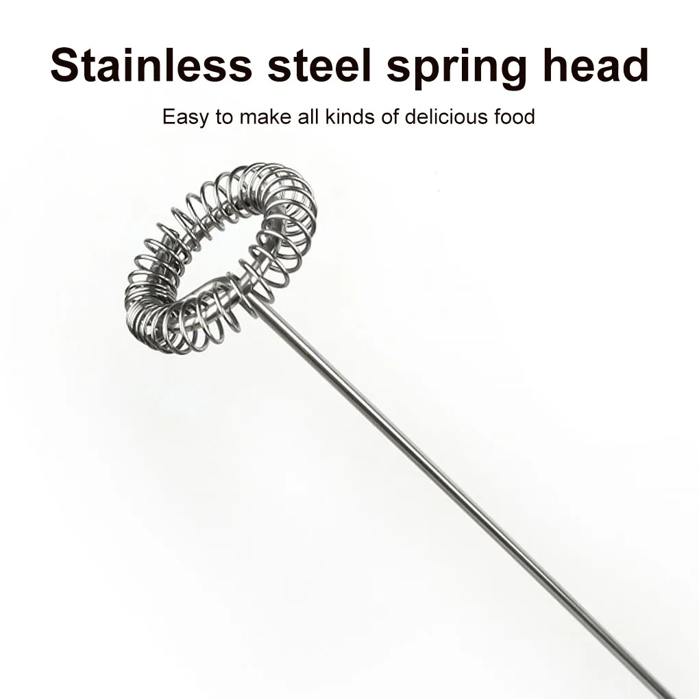 

1Pc Electric Egg Beater Milk Drink Coffee Hand Whisk Mixer Mini Handle Stirrer Frother Foamer Practical Kitchen Cooking Tools