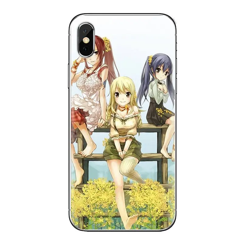 Для samsung Galaxy S2 S3 S4 S5 MINI S6 S7 edge S8 S9 Plus Note 2 3 4 5 8 Coque Fundas TPU чехол Япония редкая Фея хвост