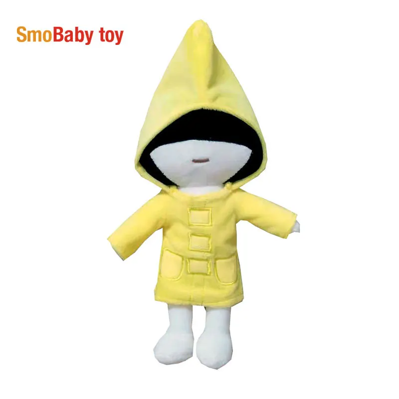 

35cm Little Nightmares Plush Toy Adventure Game Cartoon Anime Small Six Yellow Stuffed Dolls Kawaii Gift for Girls Kids Fans Toy