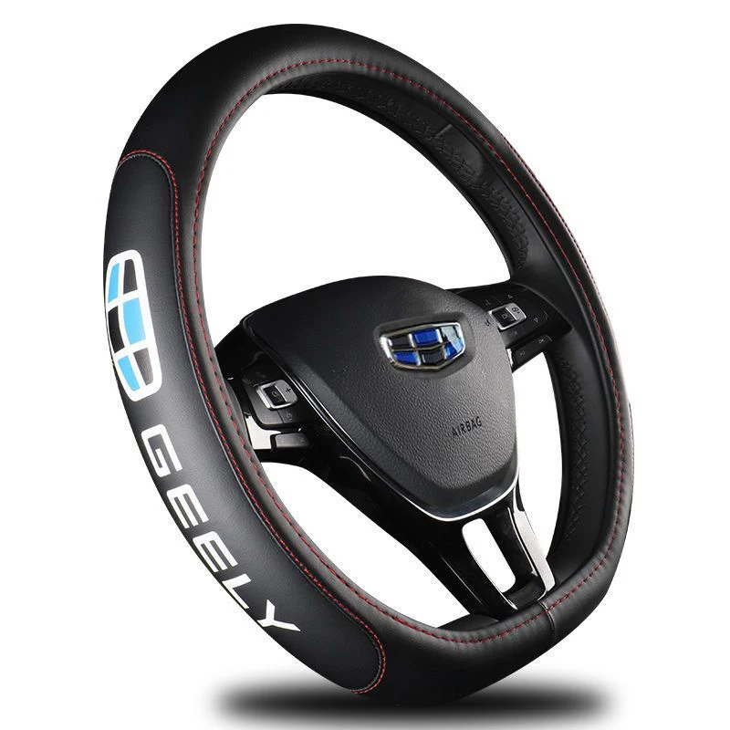 

D Type Car Steering Wheel Cover for Geely CK Logo EC7 EC8 MK CK2 GC9 GC6 Emgrand 7 X7 Ec7 Atlas MK Car Accessories