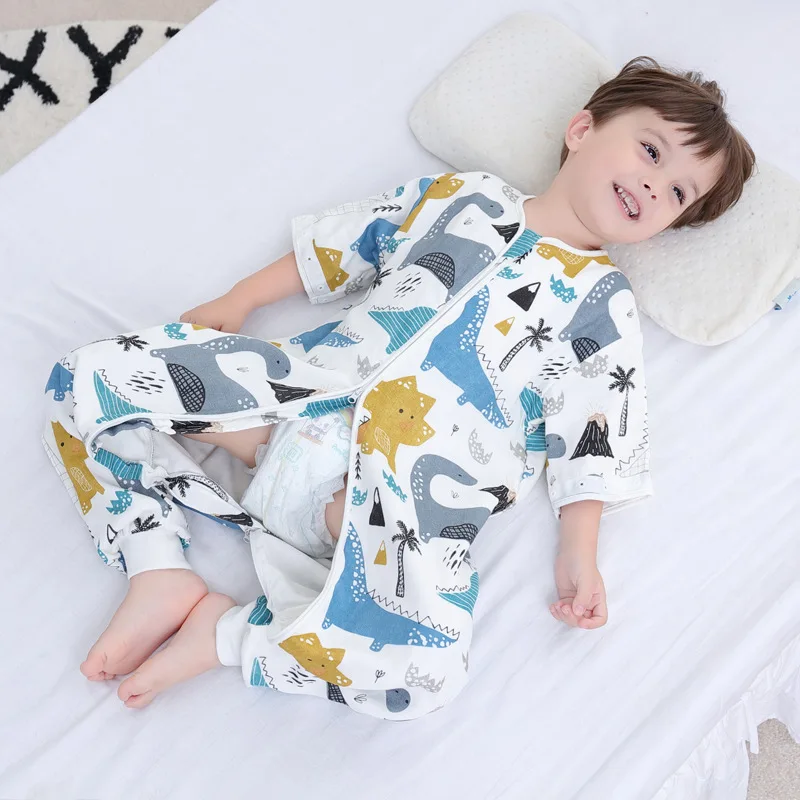 Универсальный Спальный мешок летний детский спальный для новорожденных дышащий