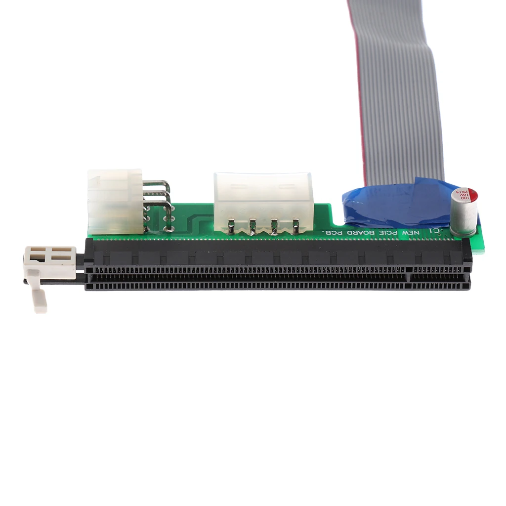 Переходная плата PCI Express E X1 к X16 слоту преобразователя|Компьютерные кабели и