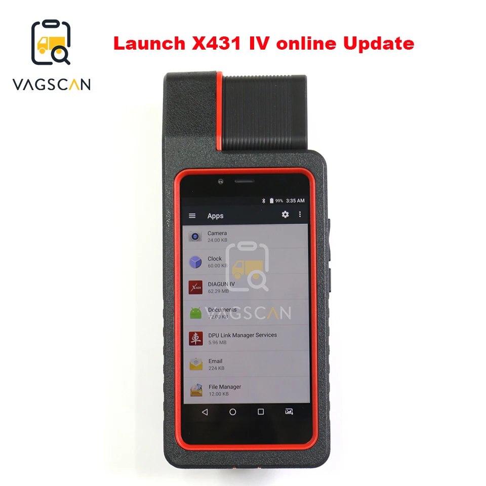 Launch X431 Diagun IV с желтым чехлом кабели адаптера OBD 2 диагностический инструмент
