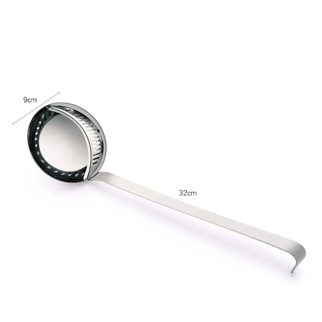 Большая ложка для супа Черпак из нержавеющей стали склеивающая дуршлаг лучшая