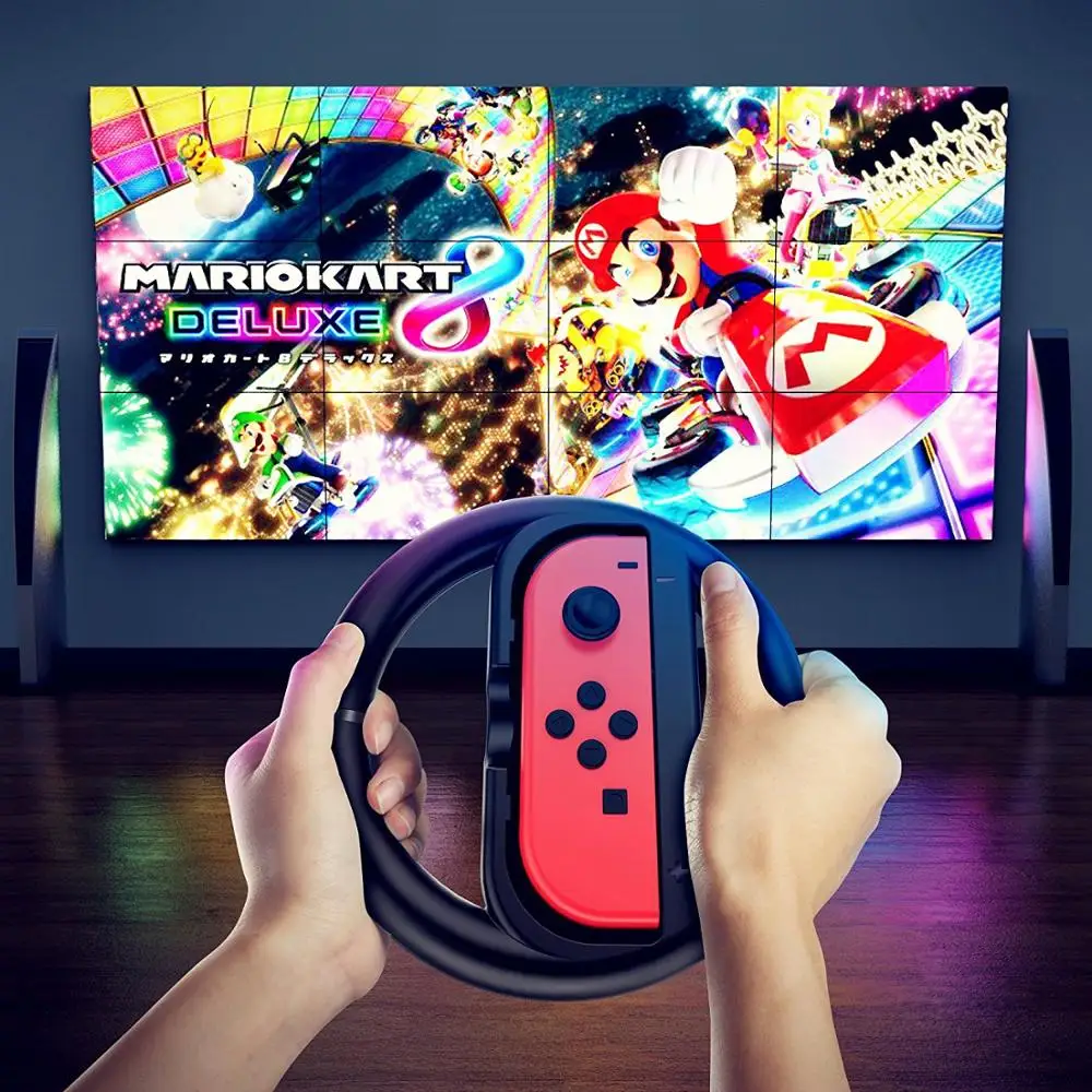 Рулевое колесо ABS для Nintendo Switch держатель-подставка с левой и правой стороны