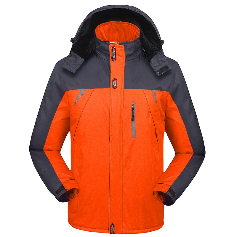 

Winter Jacket 2020 Men New Fashion Warm Thick Splice Mens Hooded Coat Male Casual Parkas Overcoat