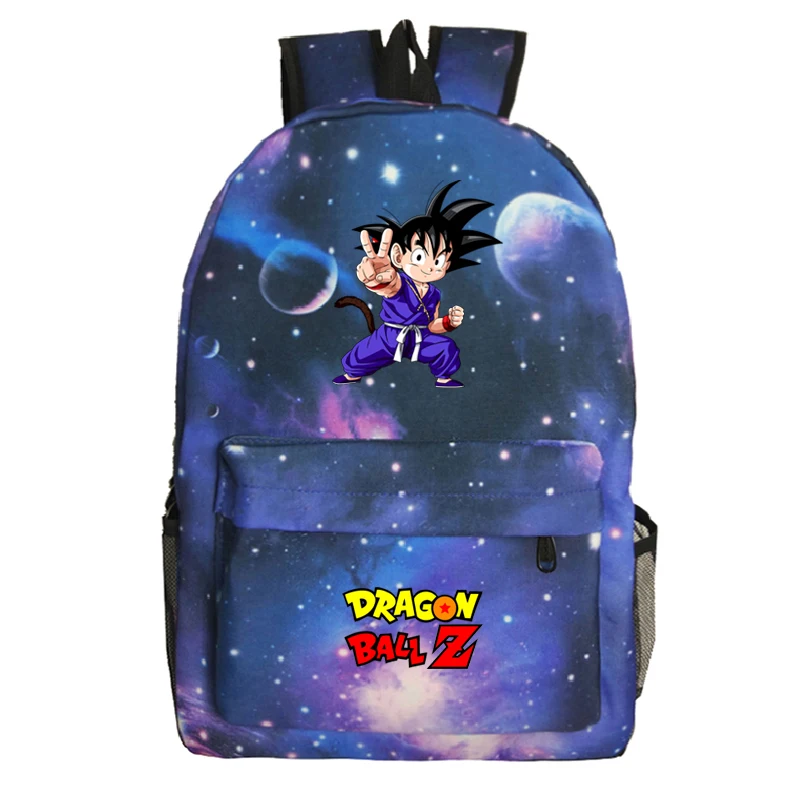 Темно-серый Dragon Ball Z рюкзаки для девочек-подростков; для девочек и мальчиков, школьный рюкзак для ноутбука рюкзак дорожный рюкзак сумка Повседневное рюкзак Sac A Dos - Цвет: Темно-серый