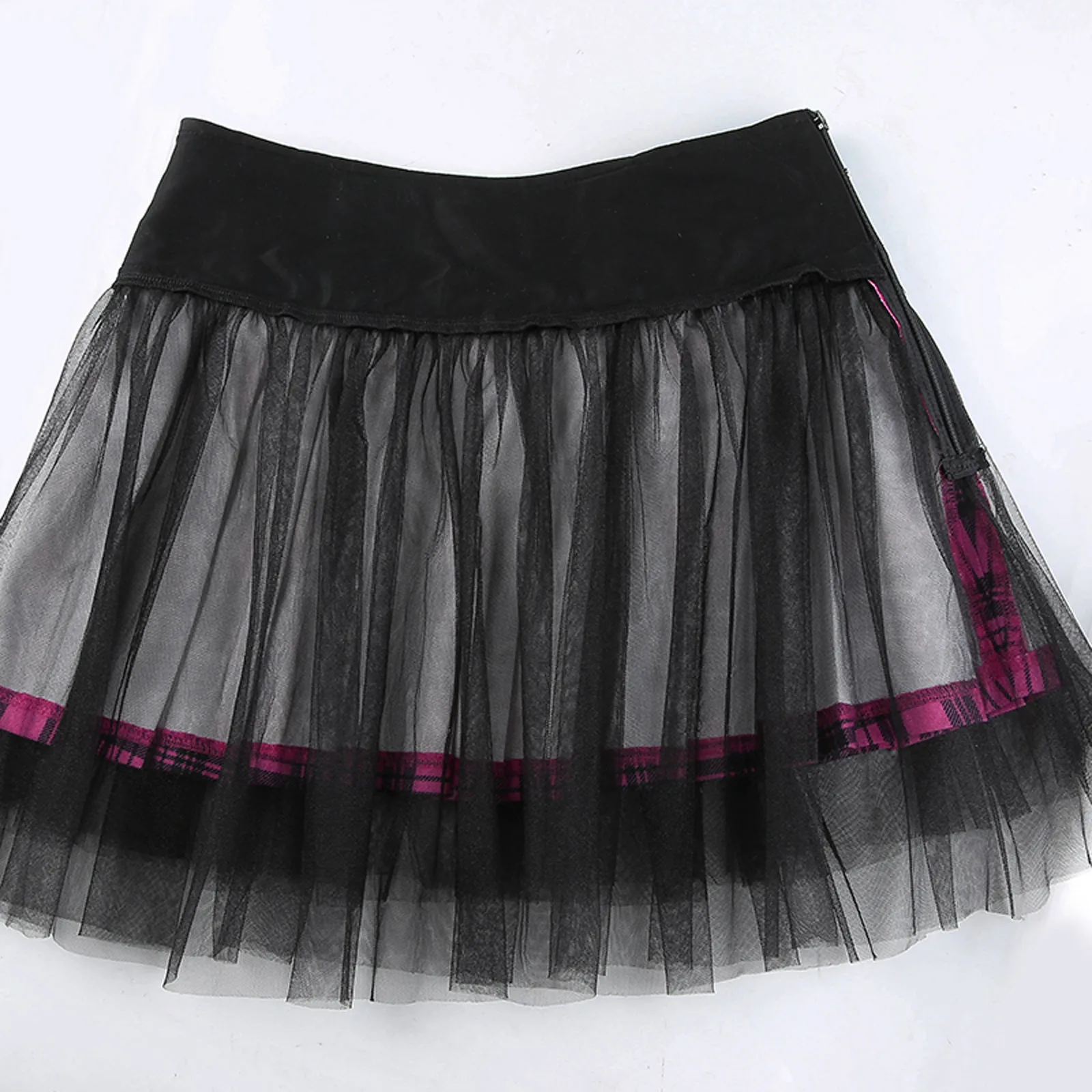 

Mini Gothic Skirt Y2k High Waist Lace Up Front A-Line Checkered Harajuku Dancing Korean Short Punk Skirts Clubwear