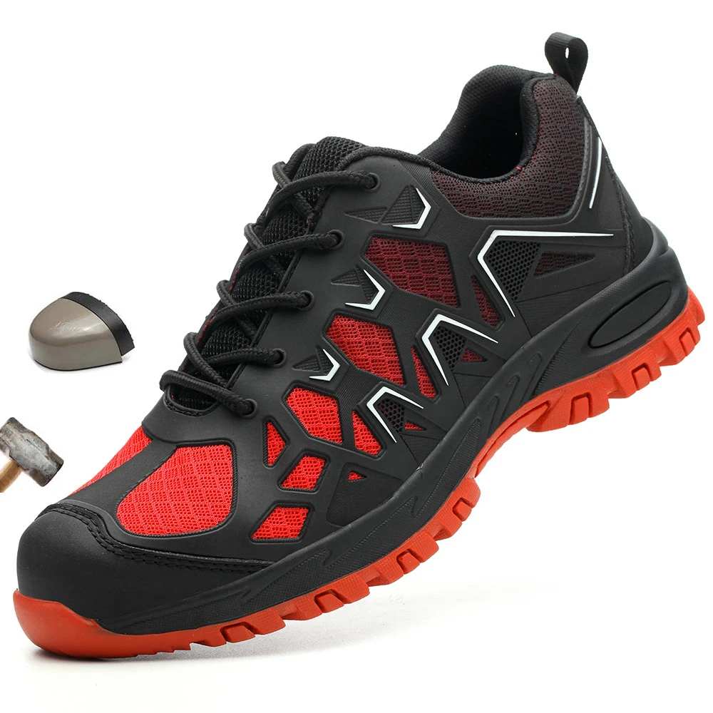 Респираторы Hommes Acier Orteil Chaussures de Sécurité Travail décontracté воздухопроницаемые антиcrevaison