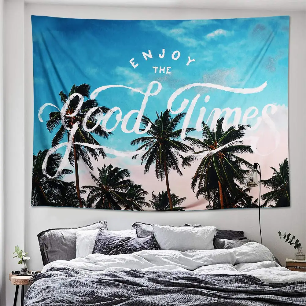 

Palm Tree Mandala Wall Hanging Tapestry Indian Wall Decor