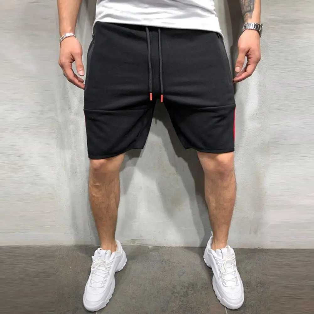 Мужские повседневные спортивные шорты на молнии летние пляжные свободные в