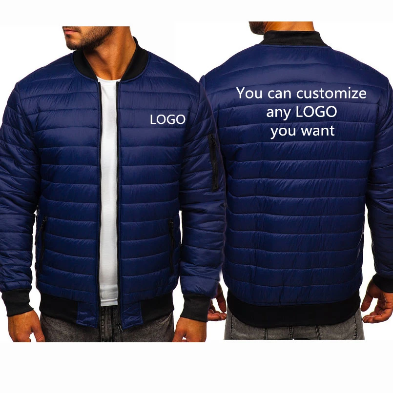 Men's Hoodie Cotton wool hoodie Custom Logo Car Anime Funny printing Winter fleece padded warm jacket Zip Jacket | Мужская одежда