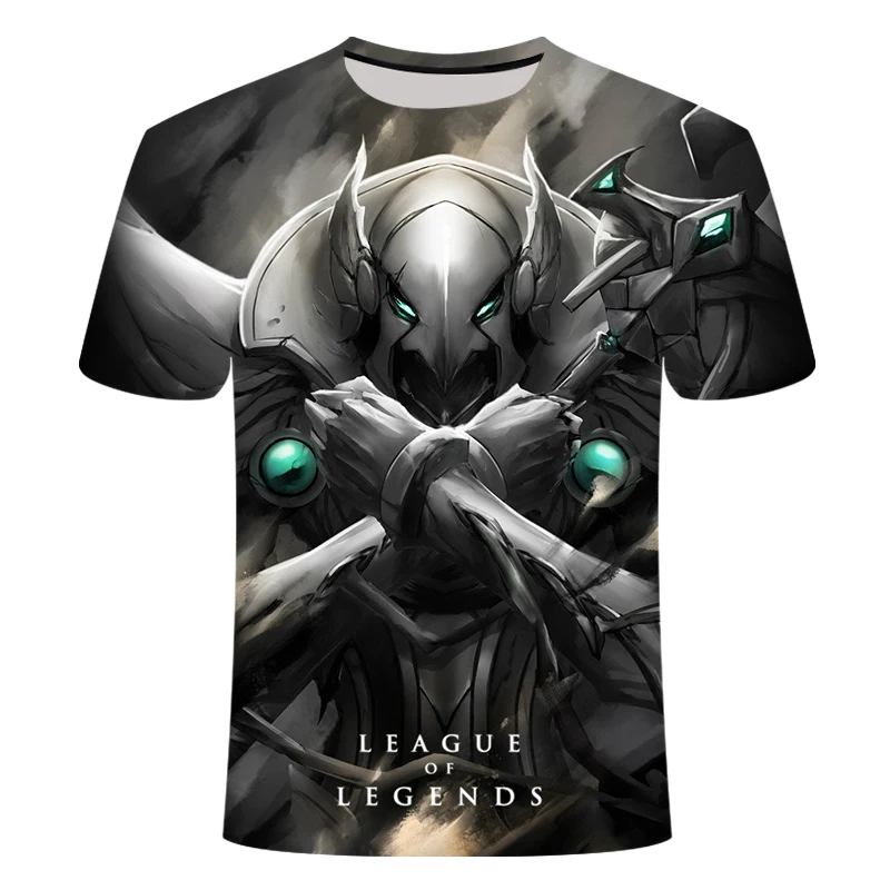 

2021 Summer New Men's and Women's Popular Video Game Characters 3D Printed T-Shirt Short Sleeve Leisure Breathable Shirt XXS-4XL