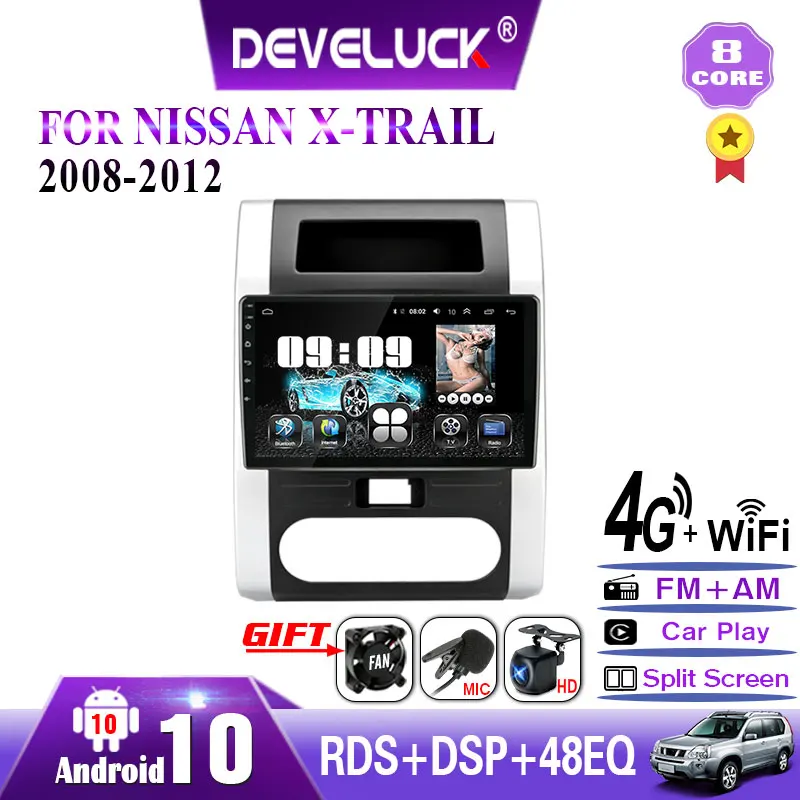 Автомобильная Мультимедийная система плеер на Android 10 0 с GPS 6 ГБ ОЗУ 128 Гб ПЗУ