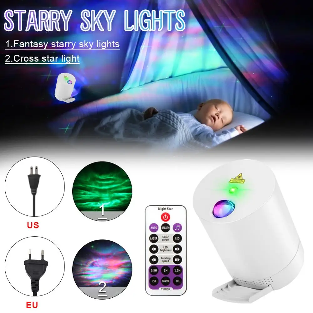 

Галактический проектор звездный свет светодиодный ночник Туманность проектор для спальни Декор звездное небо Ночной свет Звездный проект...