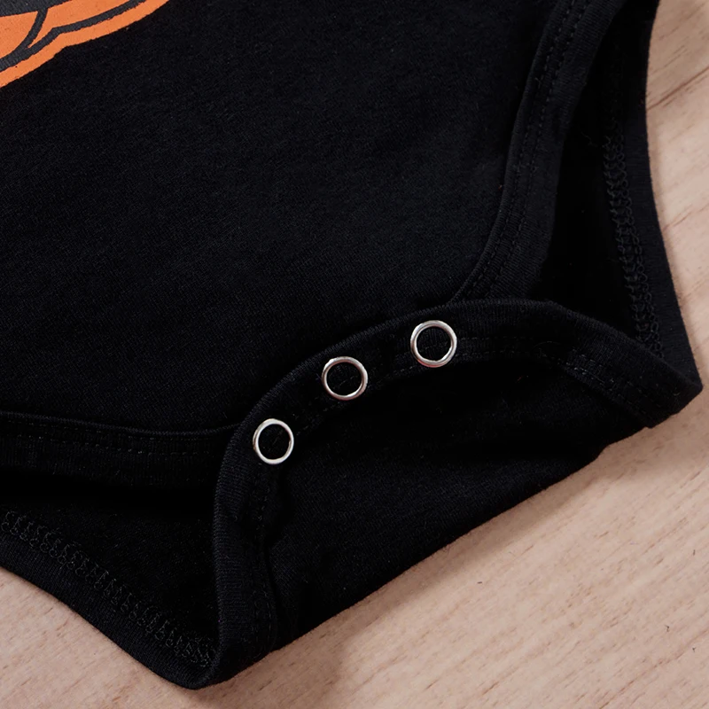 

Melario Halloween 3PCS Sets Newborn Baby Girls Clothes Long Sleeve Pumpkin Romper Mesh Skirt Sequin Headband Infant Baby Outfit