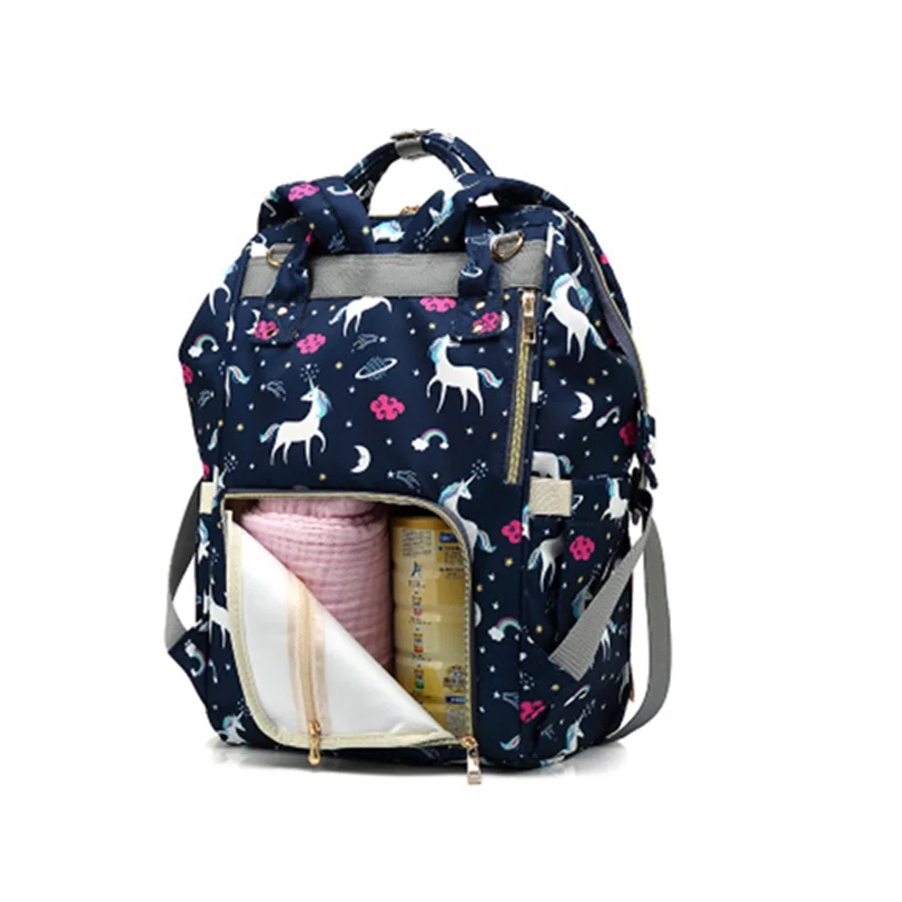 Детская сумка большая емкость водонепроницаемая для подгузников модный рюкзак