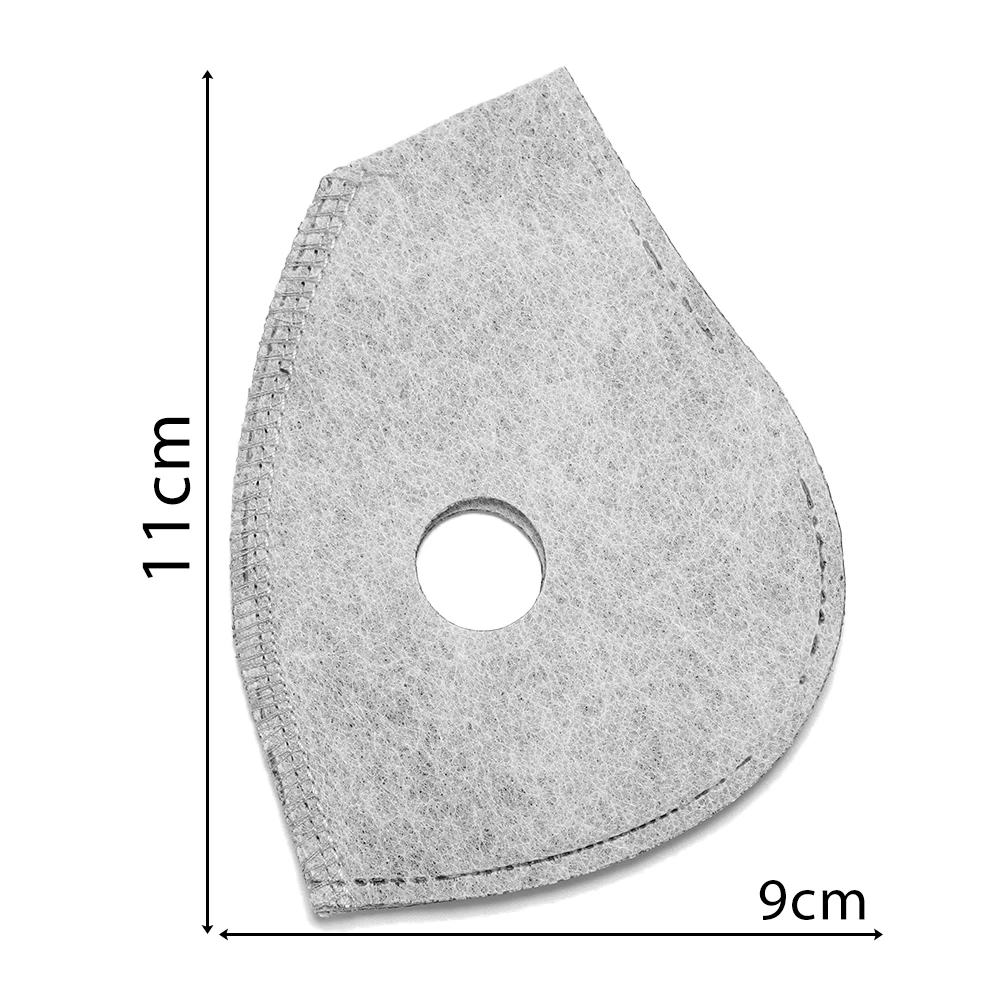 

10pcs PM2.5 Activated Carbon Mask Filter for Cycling Bike Bicycle Masks Air Cleaner Dust Pollution Mask Filter Breathable mask