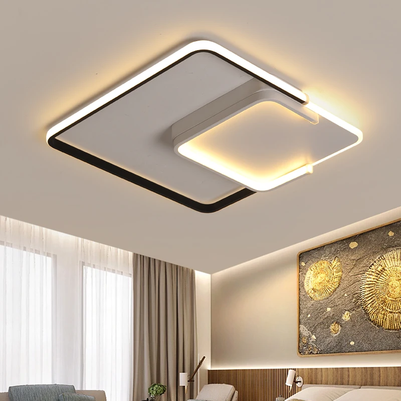 

Hot LICAN Bedroom Living Room LED Ceiling Lights Modern Lustre De Plafond Moderne LED Ceiling Lamp for Children Study Room Iron