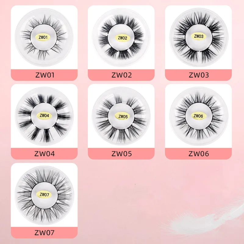 Секционная паста 3D накладные ресницы естественная завивка стиль имитация