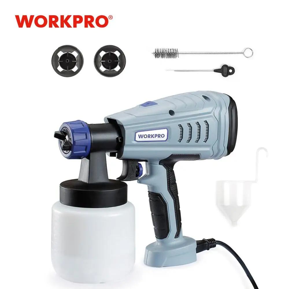 Электрический распылитель краски WORKPRO 550 Вт высокой мощности для домашнего