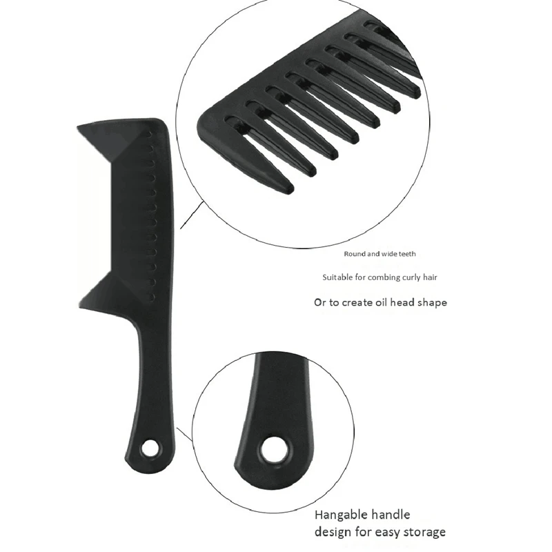 

3Pcs Paddle Hair Brush, Detangling Brush and Hair Comb Set for Men and Women