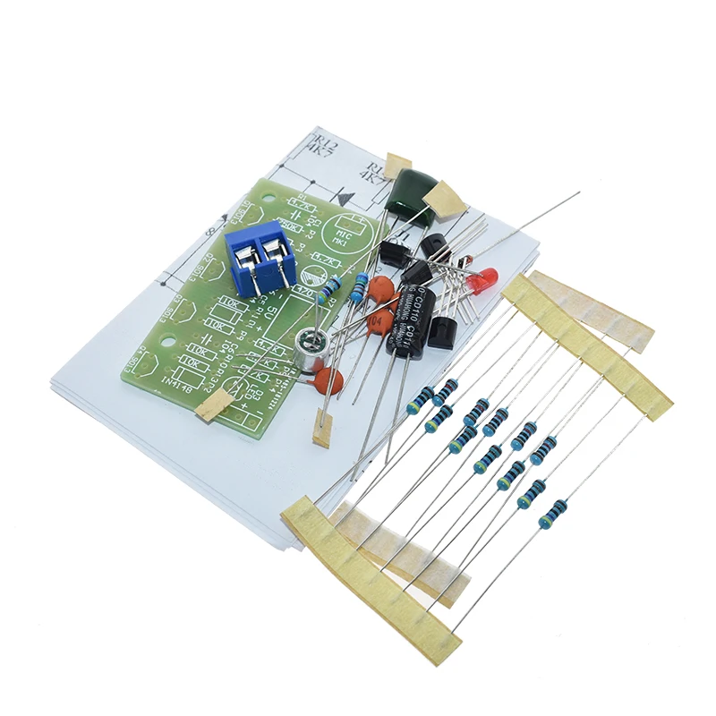 Электронный акустический хлопок Управление переключатель DIY Kit звук Сенсор