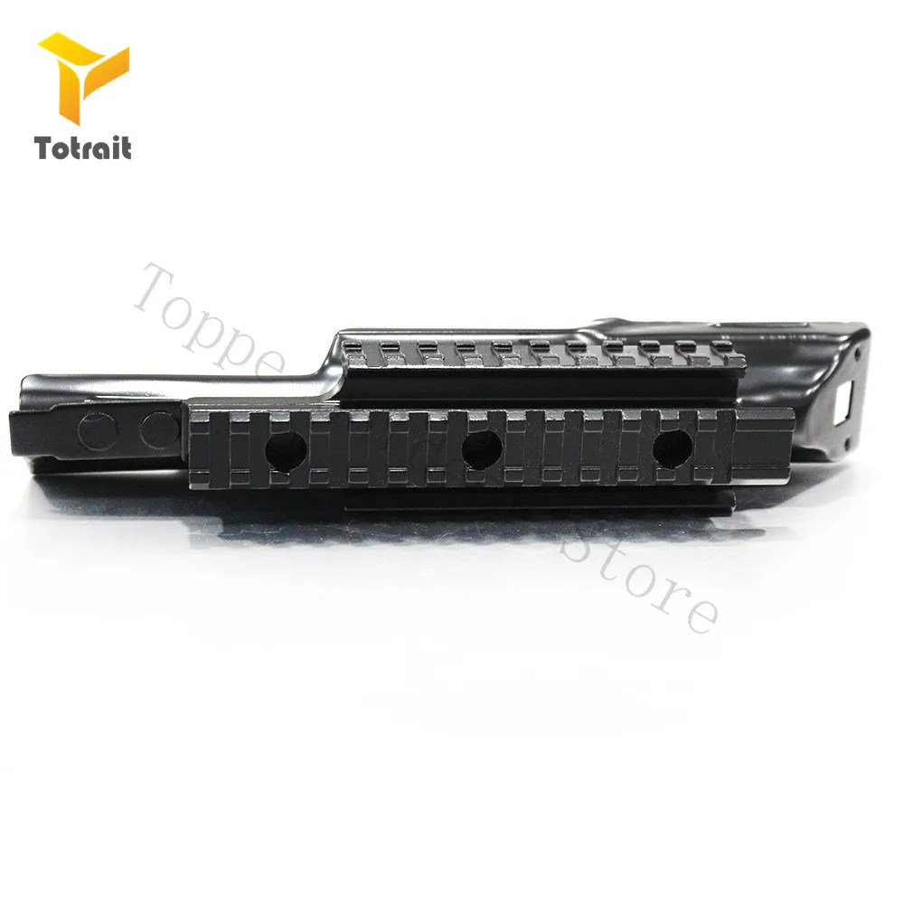 TOtrait AK47 Receiver Top Cover Scope Mount Tri-Rail Integral Picatinny Rifle Weaverer Rail Hunting Air Gun Accessories | Спорт и