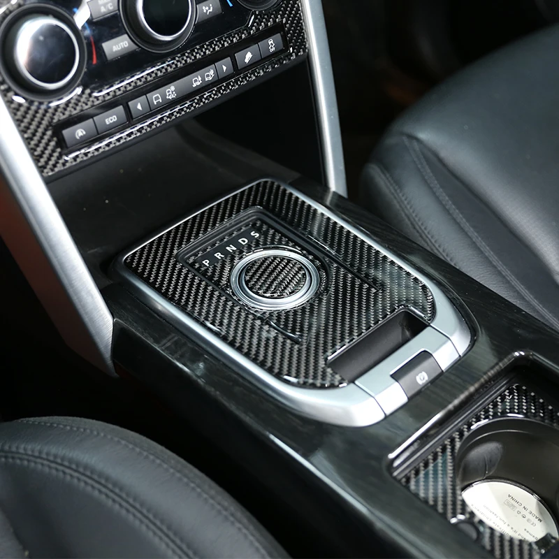 

Soft Carbon Fiber For Land Rover Discovery Sport 2015-2019 Car Center Gear indicator Frame Stickers Accessories