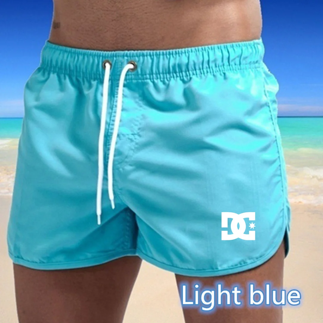 

2021New Men's Beach Short Trunks Summer Casual Shorts Sexy Mens Shorts Quick Dry Clothing Beach Holiday Shorts For Male