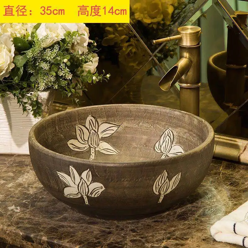 KEMAIDI 23 шт. умывальник ручной работы из Китая художественный Умывальник