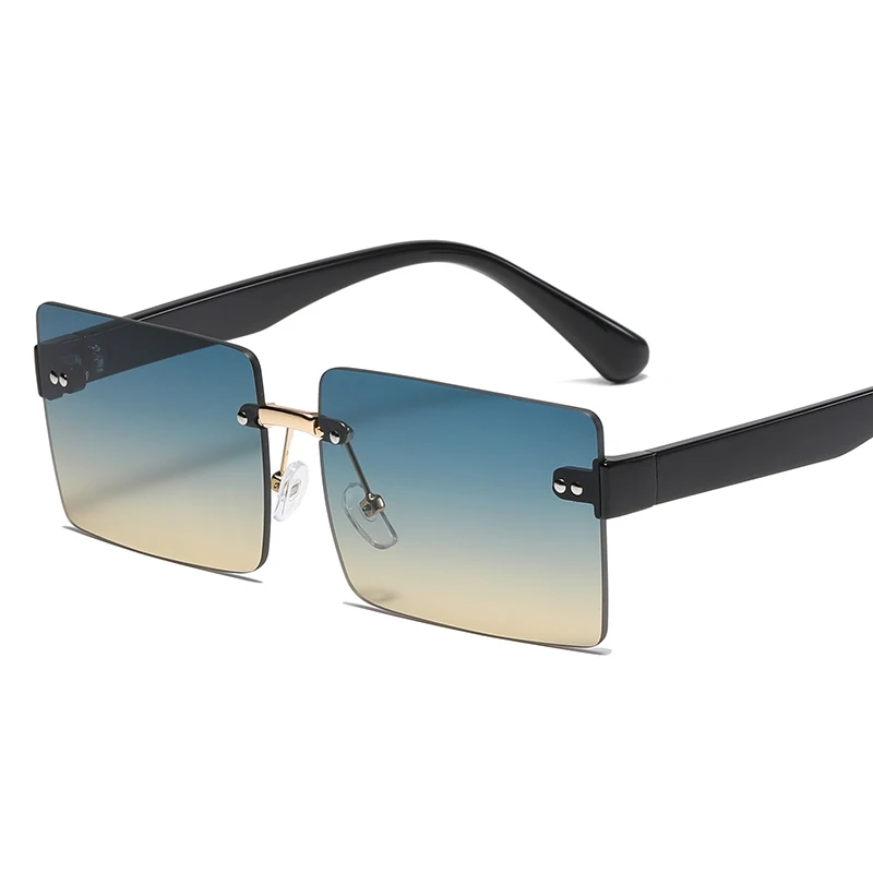 2021 новые модные квадратные солнцезащитные очки Женские Классические трендовые