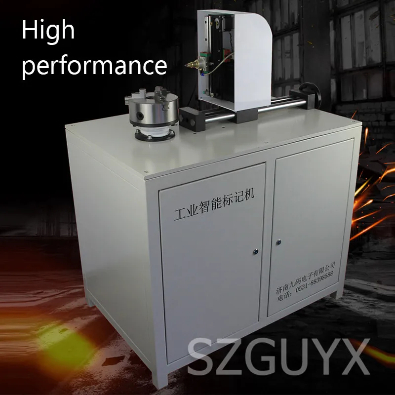 

Multifunction Flange Brake disc Car flywheel Marking machine Coding machine Cabinet type three-axis rotary marking machine