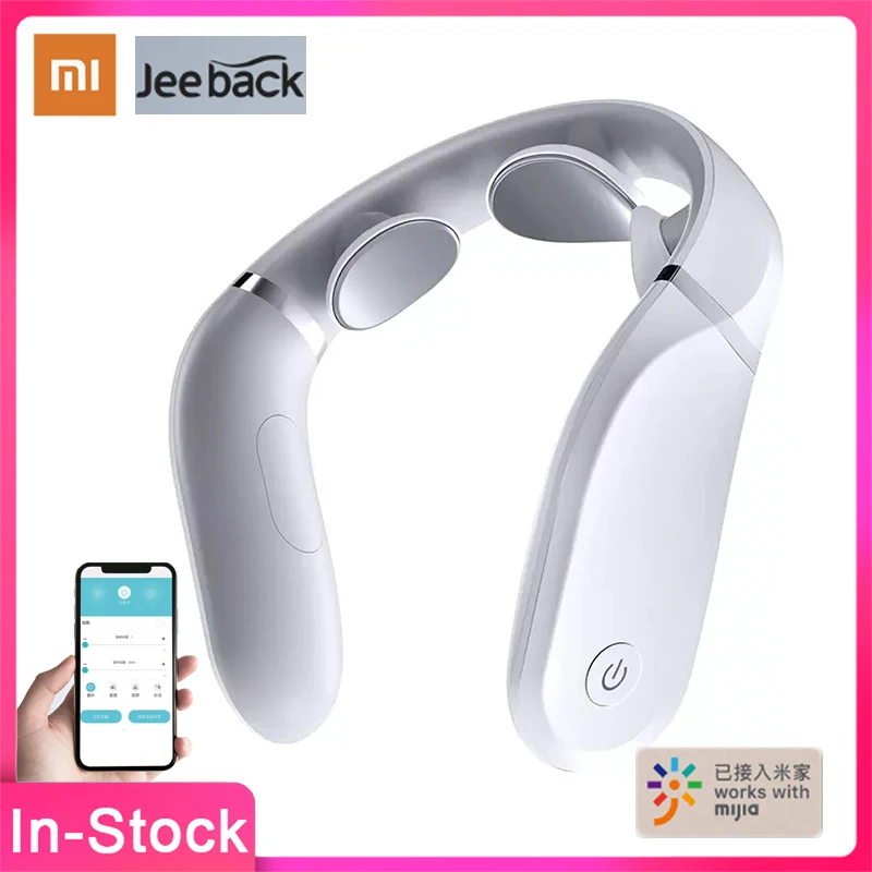 Новый массажер для шеи XIAOMI Jeeback G2 TENS импульсный спины и с дальним инфракрасным
