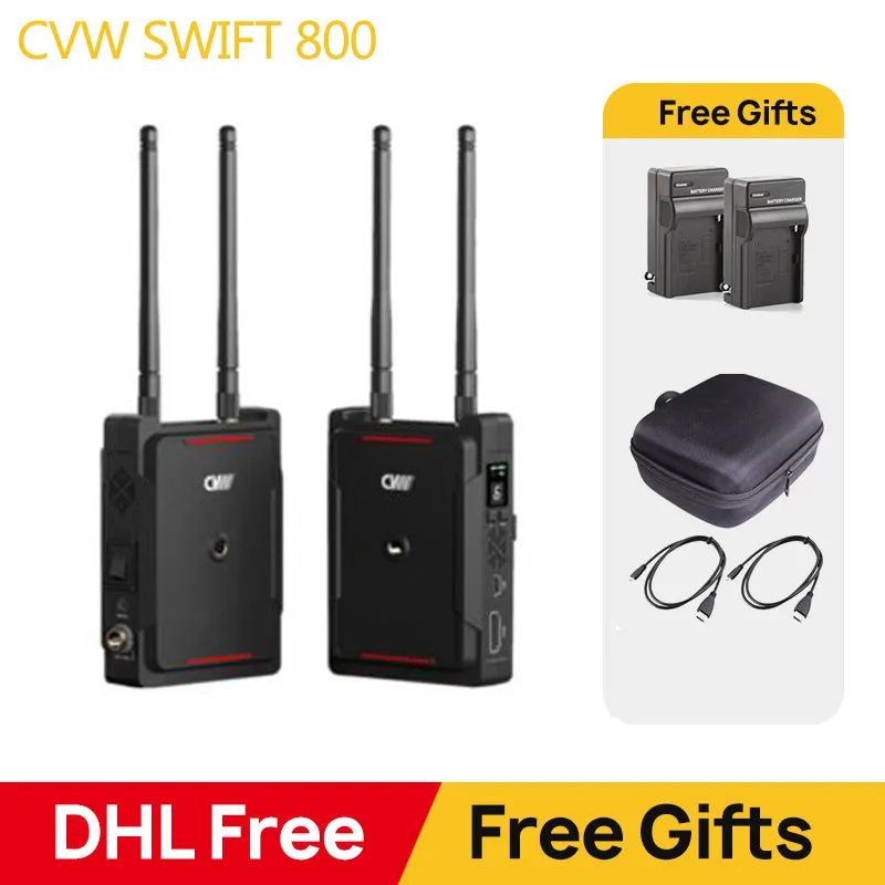 CVW SWIFT 800 800 футов Беспроводная система передачи видео HDMI HD изображения беспроводной передатчик приемник Поддержка смартфона монитор