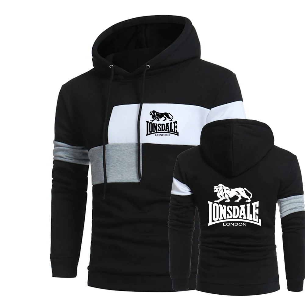 Мужская весенне-осенняя Повседневная Толстовка с капюшоном толстовка LONSDALE