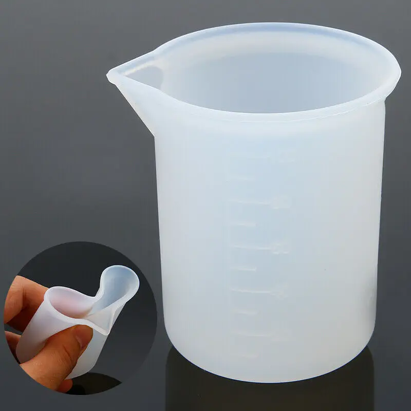 

100ml Disposable Silicone Measuring Cup DIY Hand-Made Tools With Scale Glue Cups Grease Glue Tool Jewelry Making Handmade Crafts