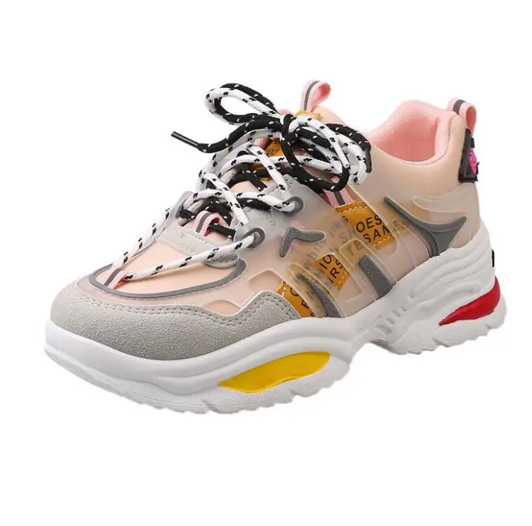 Массивные женские кроссовки 2020 модная обувь на платформе женская