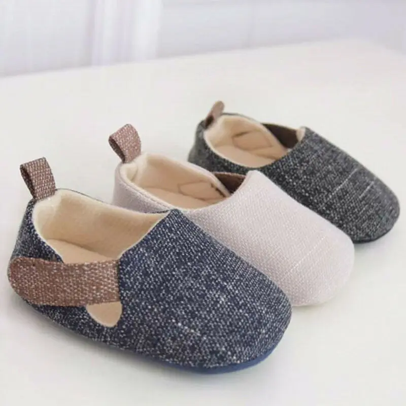 Autumn Winter Infant Toddler Baby Boy Crib Shoes Soft Sole Sneaker 0-18 Months |