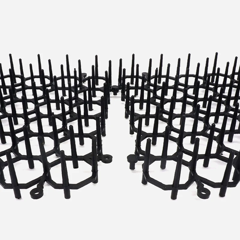 12pcs 20cmx15 5cm garden prickle strip dig stop cat repellent deterrent mat spike portable anti cat dog outdoor garden supplies free global shipping