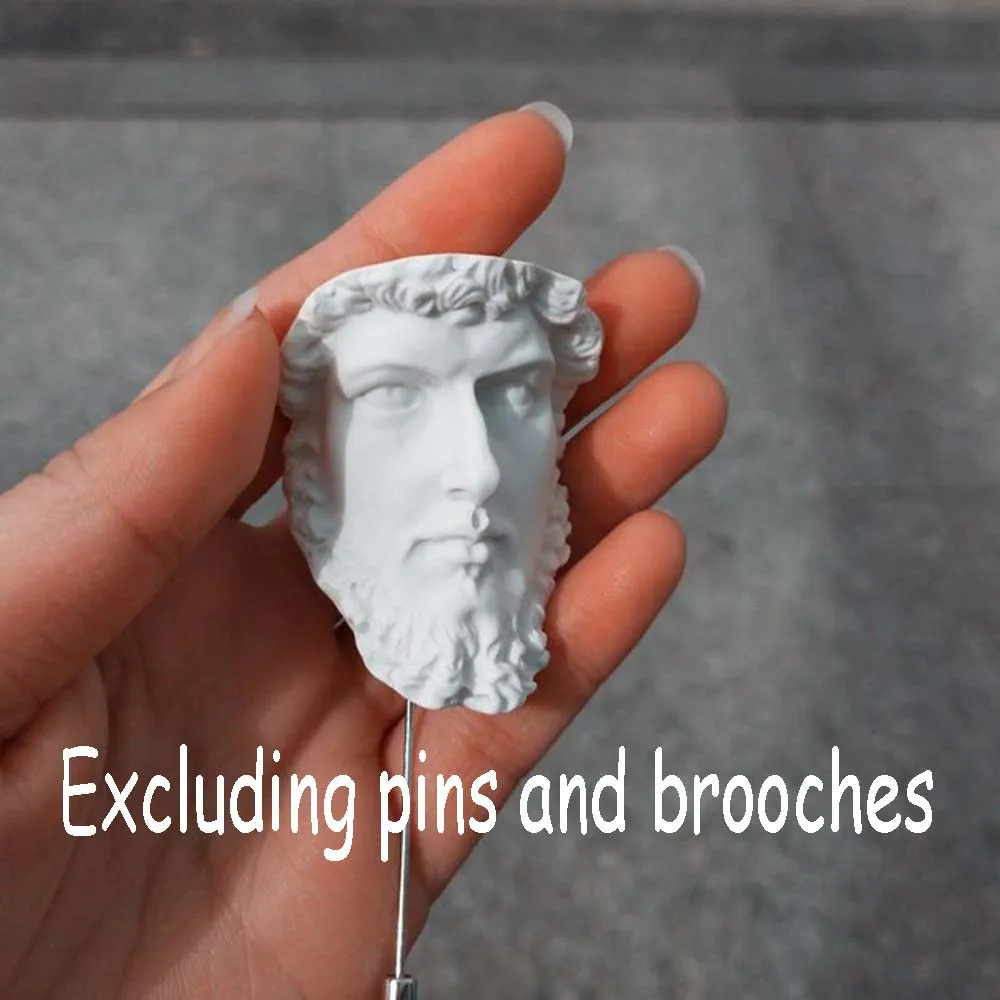 Абстрактный портрет имитация лица пластырь модель из смолы Женская Девушка