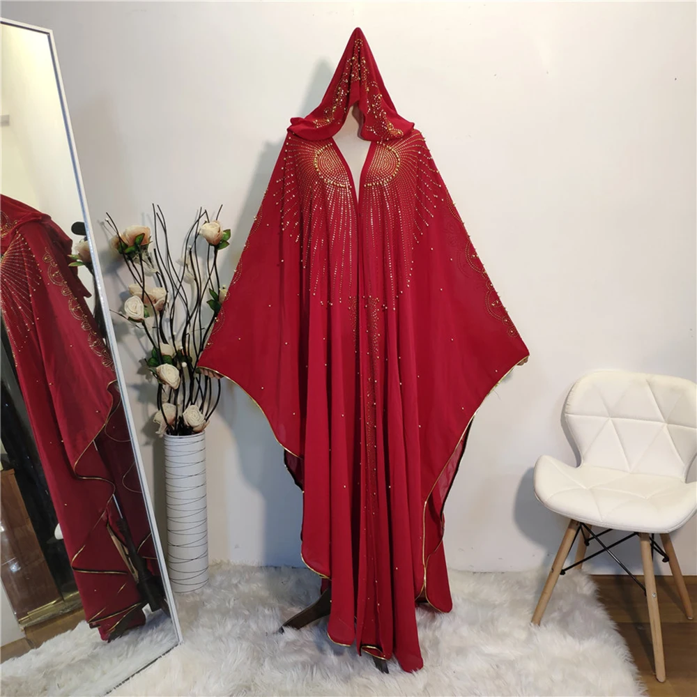

Bolero Mujer Abaya Dubai Djelaba Femme Women Beaded Shrug Cape Robe Hijab Shrugs Niqab Muslim Boerka Islamic Tunic Turkey Coat