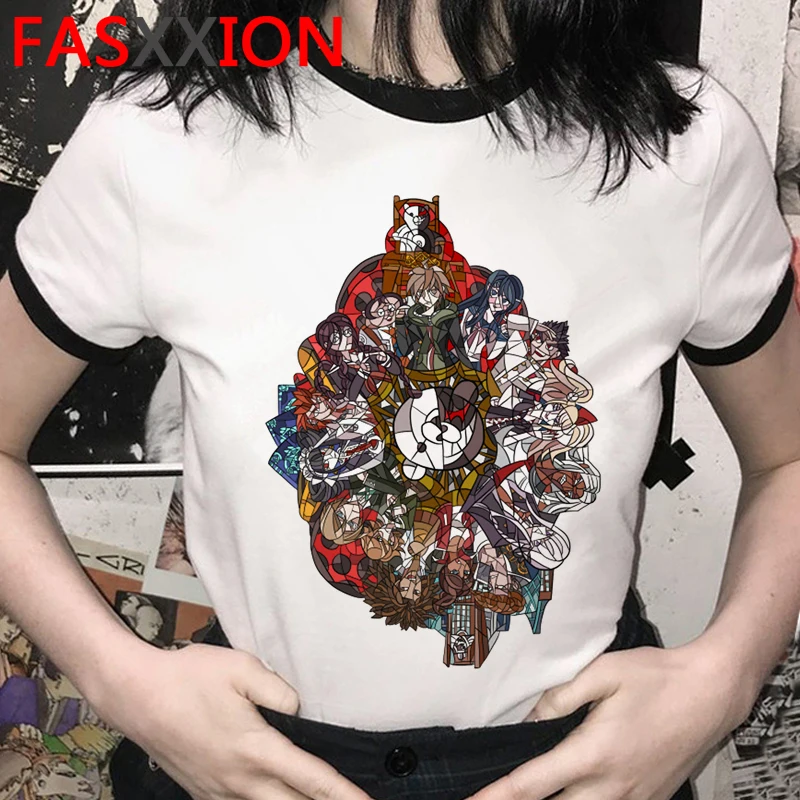 Футболка ouma kokichi danganronpa Мужская одежда для пары модель 2021 года летняя футболка в
