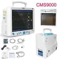 contec cms9000 icu vital signs monitor 12 1 lcd screen patient monitor ecg nibp spo2 pr resp temp with printer