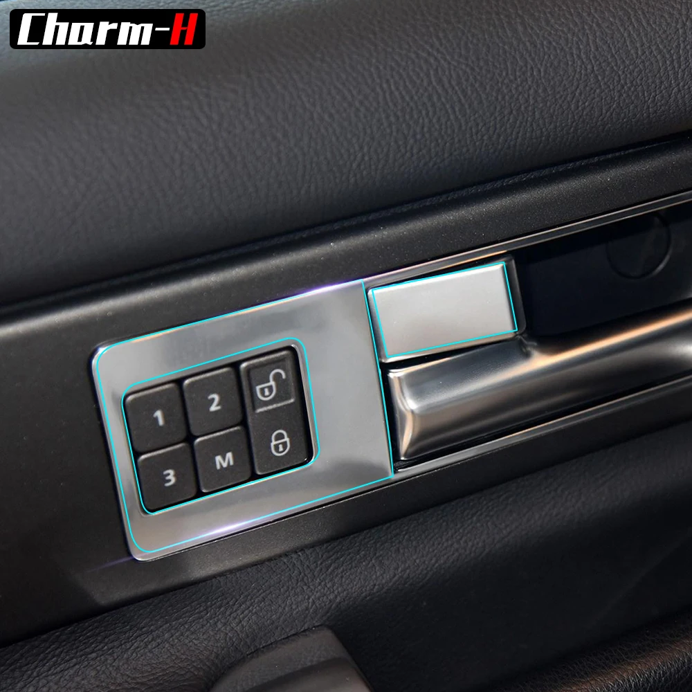 Внутренние Невидимые защитные наклейки из ТПУ для Land Rover Discovery 4 LR4 CD защита панели